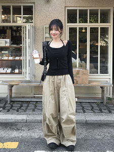 Sento Carpenter Pintuck Wide Pants