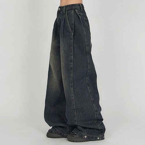 Red Layered Denim DE053