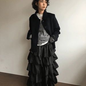 메이지 러플 티어드 스커트 (2color) *전 컬러 당일 발송 가능