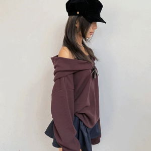 ) gaze velvet beret (2color)