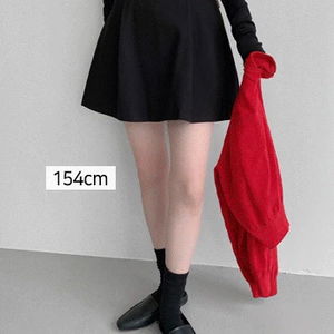 핀턱플레어2 반밴딩미니스커트