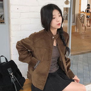 Atti Corduroy Golden Long Sleeve Jacket