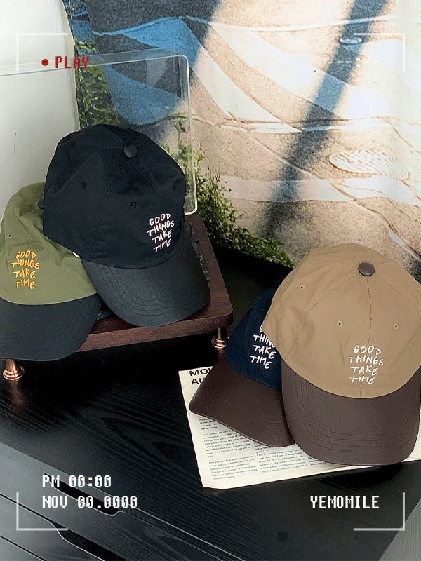 ID Lettering Two-Tone Ball Cap 帽子