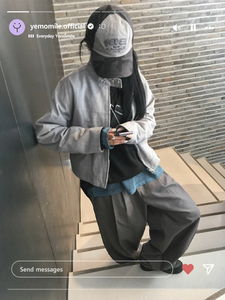 Last Cotton Zip-Up Jacket