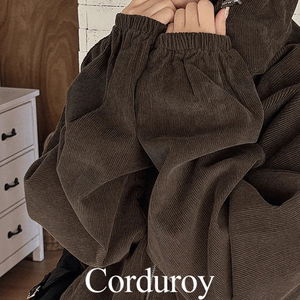 Roaming Golden Corduroy Avant-Fit Hooded Zip-Up Jacket