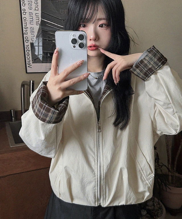 Forming China Neck A-Line Fit Collar Jacket Jacket