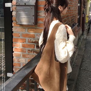 솔드 스웨이드 스퀘어 보부상 빅백 숄더백 가방 에코백 고퀄 데일리 캐주얼 코디아이템