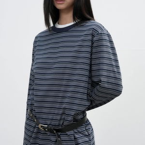 UNISEX 스트라이프 롱슬리브 티셔츠
