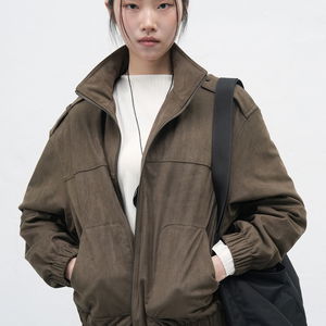 WOMAN 소프트 터치 스웨이드 블루종