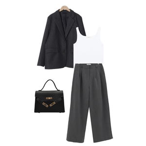 套裝,正式,秋天,外套 코디