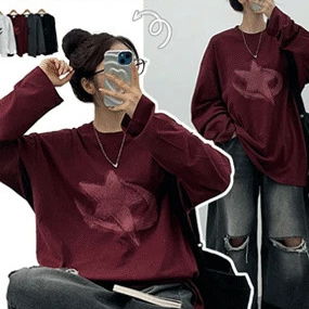 Static long-sleeved T-shirt