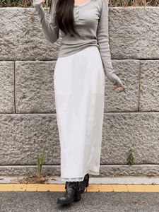(가을신상) 러피 레이스 맥시 롱스커트 (2color)