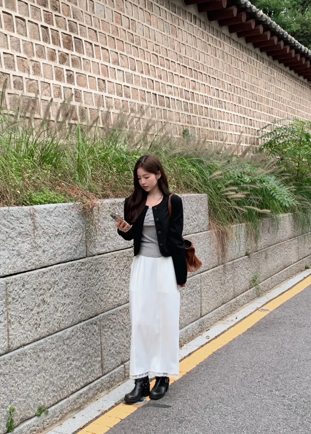 카디건 모델 착용 이미지-S1L51