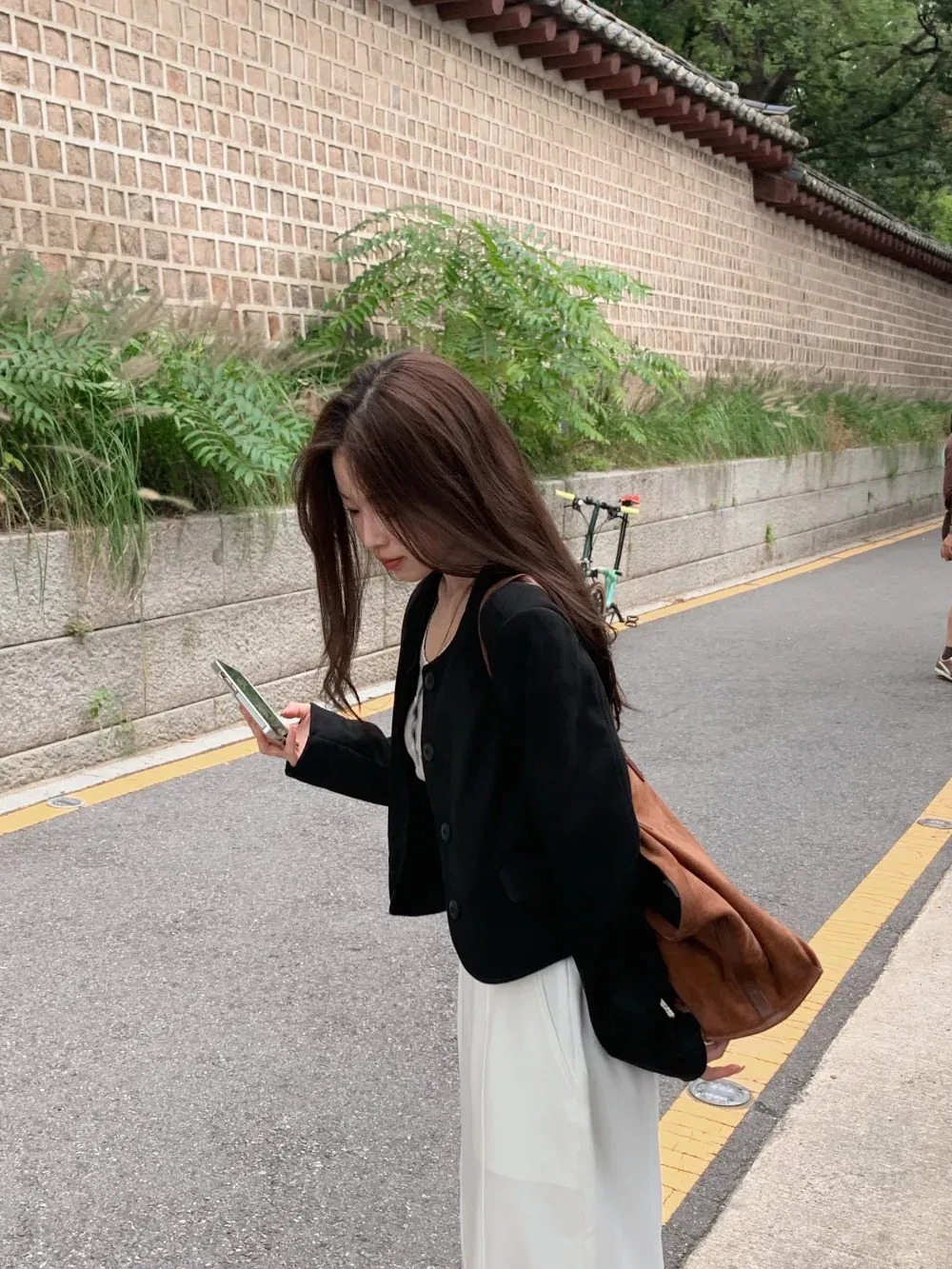 카디건 모델 착용 이미지-S1L61