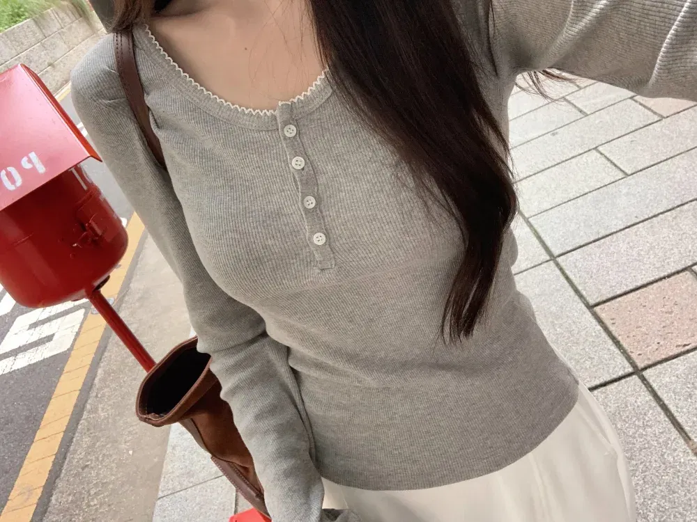 카디건 모델 착용 이미지-S2L2