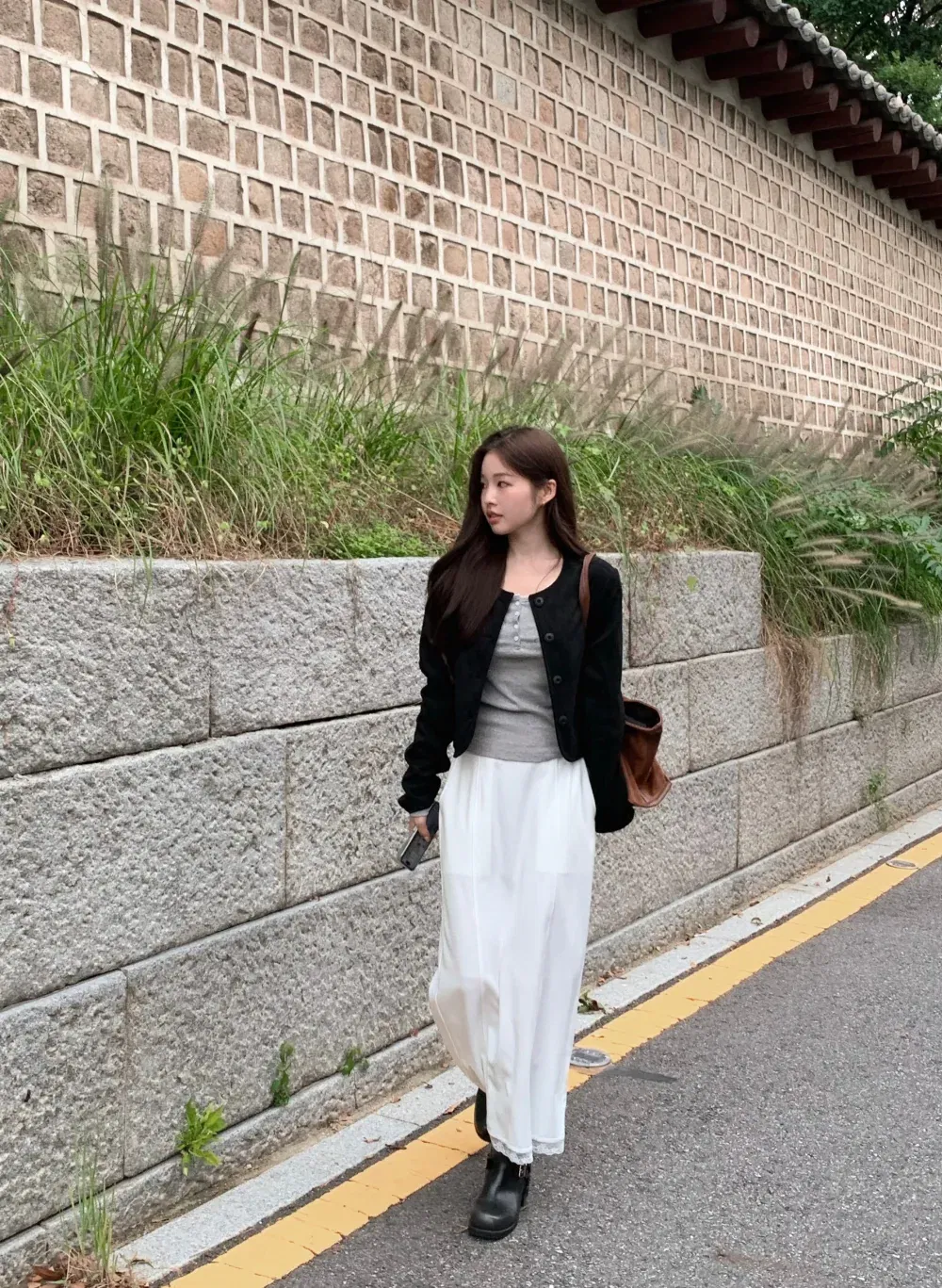 카디건 모델 착용 이미지-S1L65