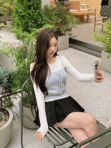 Wave Wool Tencel Wave Layered T-shirt (5 colors)