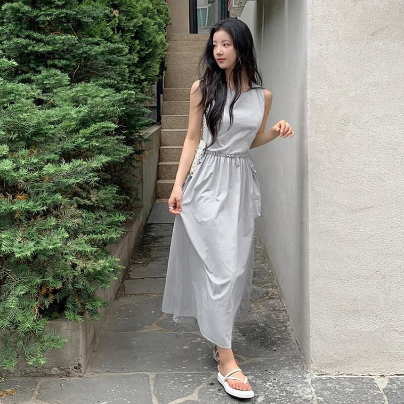 Cobel Pocket String Nylon Dress (Ships Today)