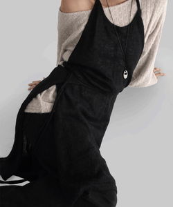 Luv Knitwear Halter Layered Dress