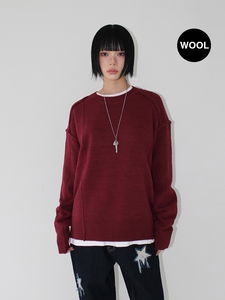 TUFTED OUTLINE KNIT (4color)