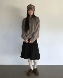 Argyle See-Through Knee Socks *Ivory Same-Day Shipping Available