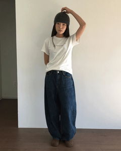 Dink Wide Cutout Denim