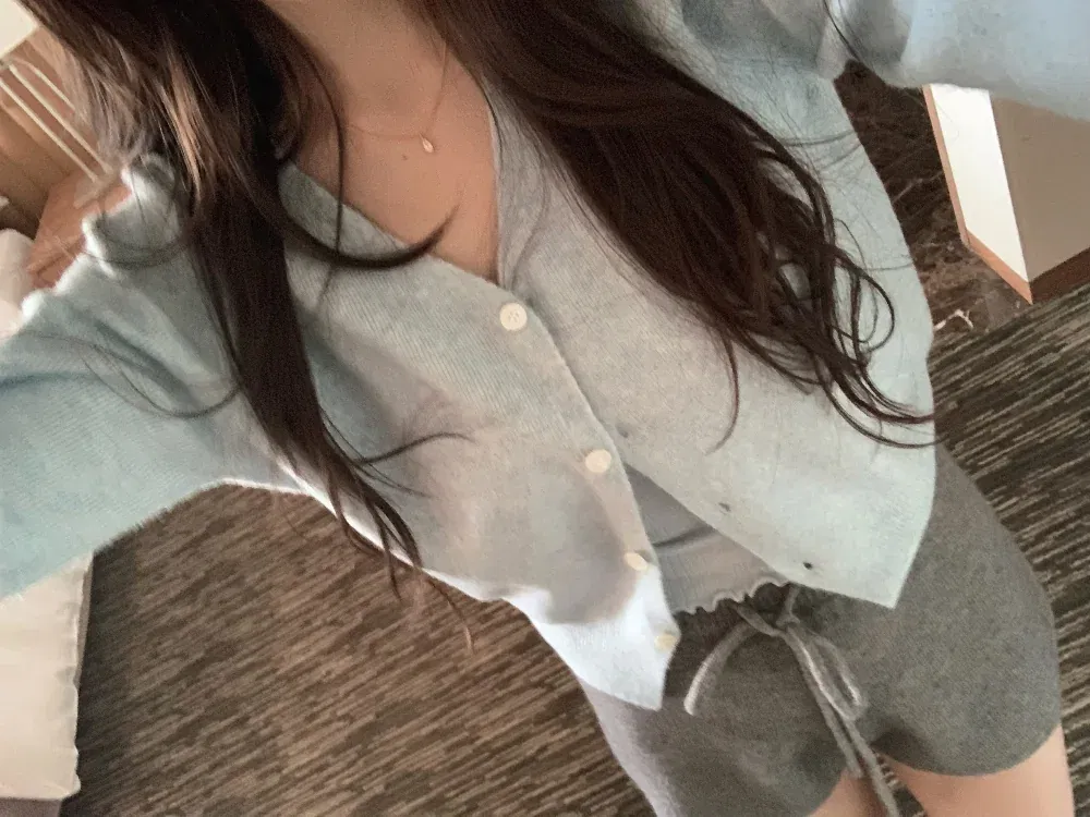 카디건 모델 착용 이미지-S1L63