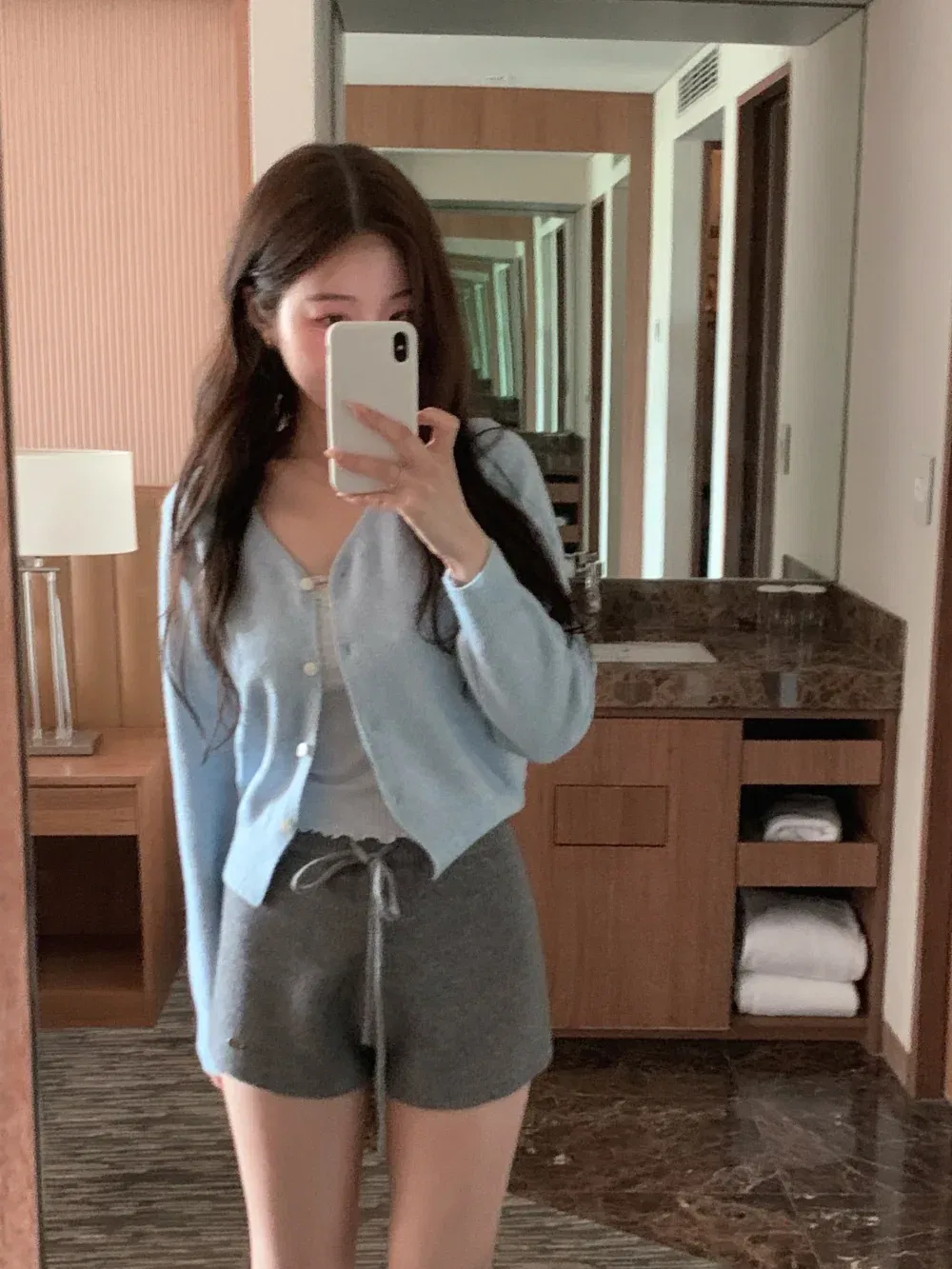 카디건 모델 착용 이미지-S1L60