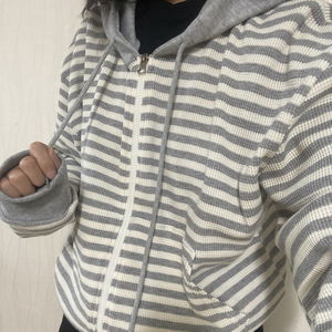 데이 투웨이 스트라이프 집업