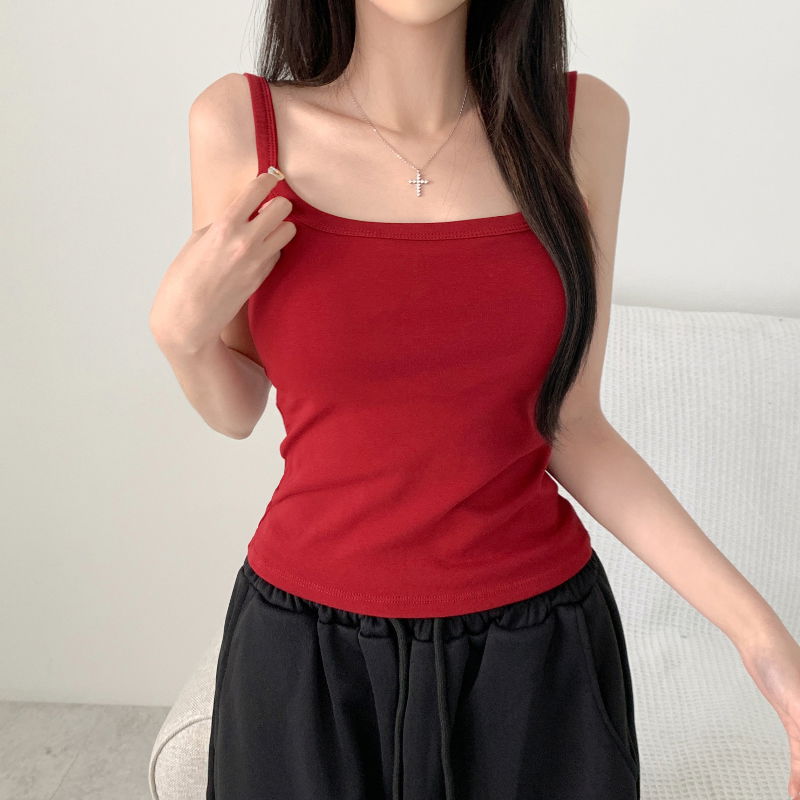 민소매 모델 착용 이미지-S1L30