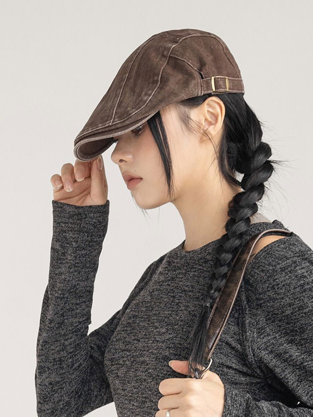 Snug Vintage Pigment Hunting Cap Hat