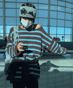 Esben Flower Ribbed Hairband