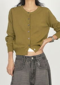 Ash Olive Cardigan CA010