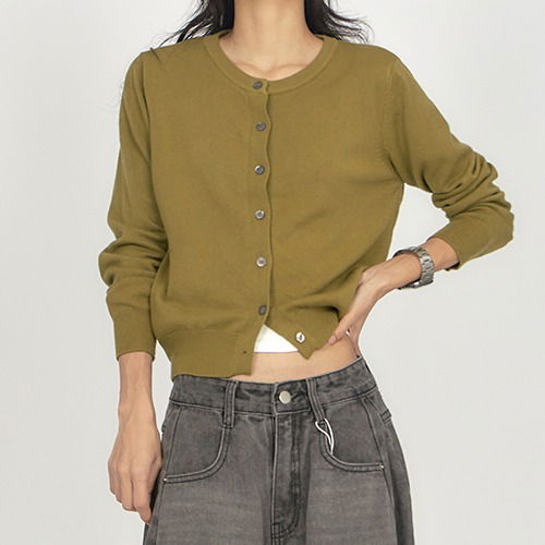 Ash Olive Cardigan CA010