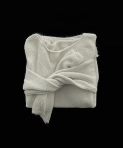 Powd Overfit Boat Neck Wool Knitwear