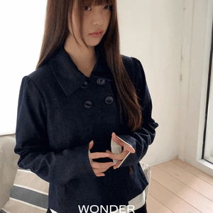 デュリカラーポケット2つボタンダブルジャケット