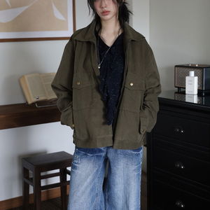 커버 코튼 야상 자켓