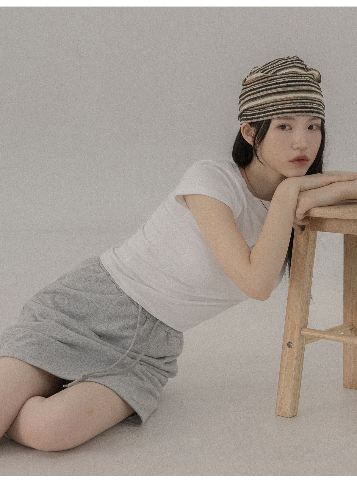 리리앤코 테이턴브 밴딩 미니 스커트