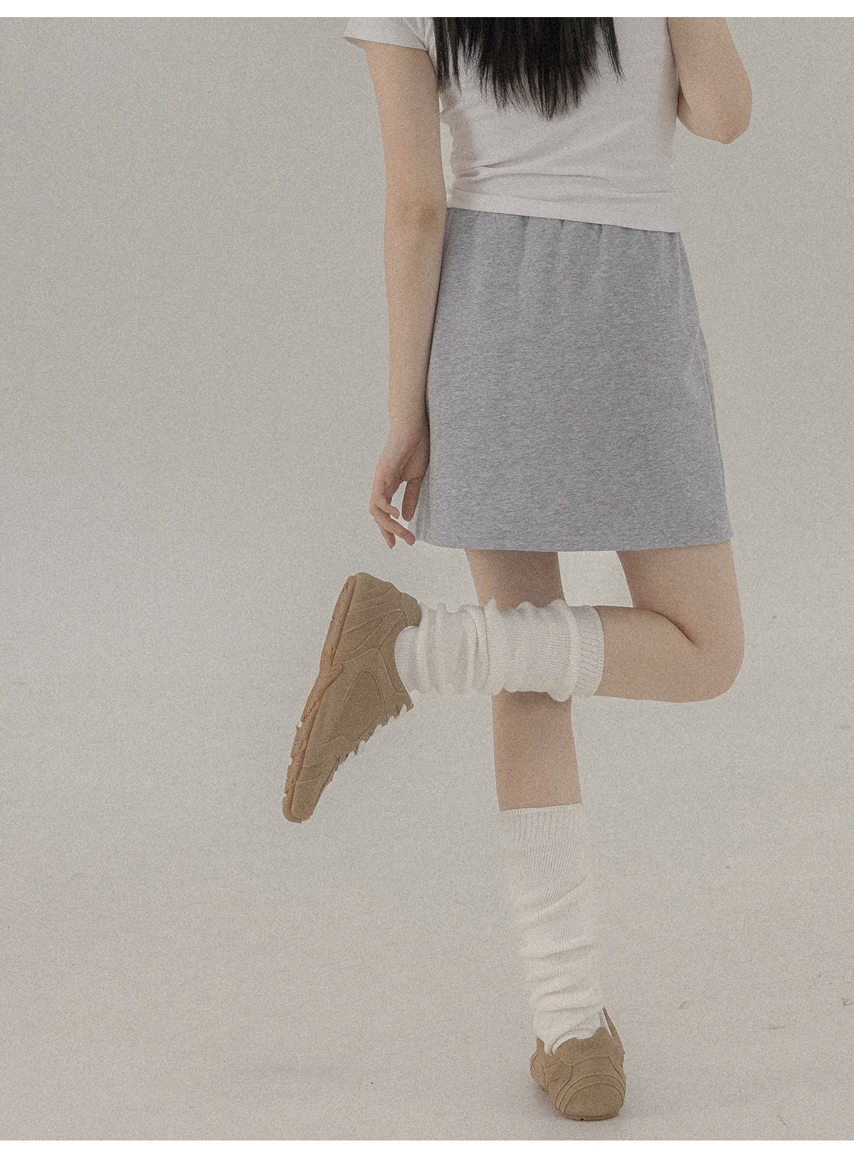 리리앤코 테이턴브 밴딩 미니 스커트