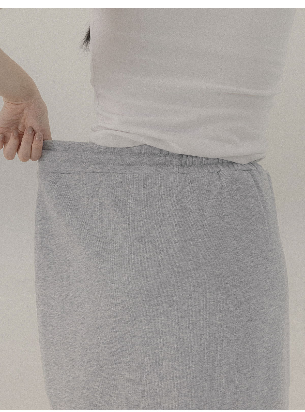 리리앤코 테이턴브 밴딩 미니 스커트