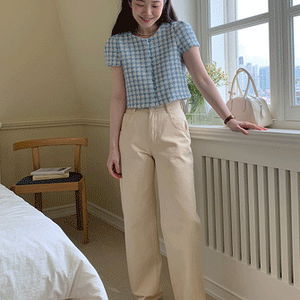 피치스 피그먼트콘데님팬츠(5color)