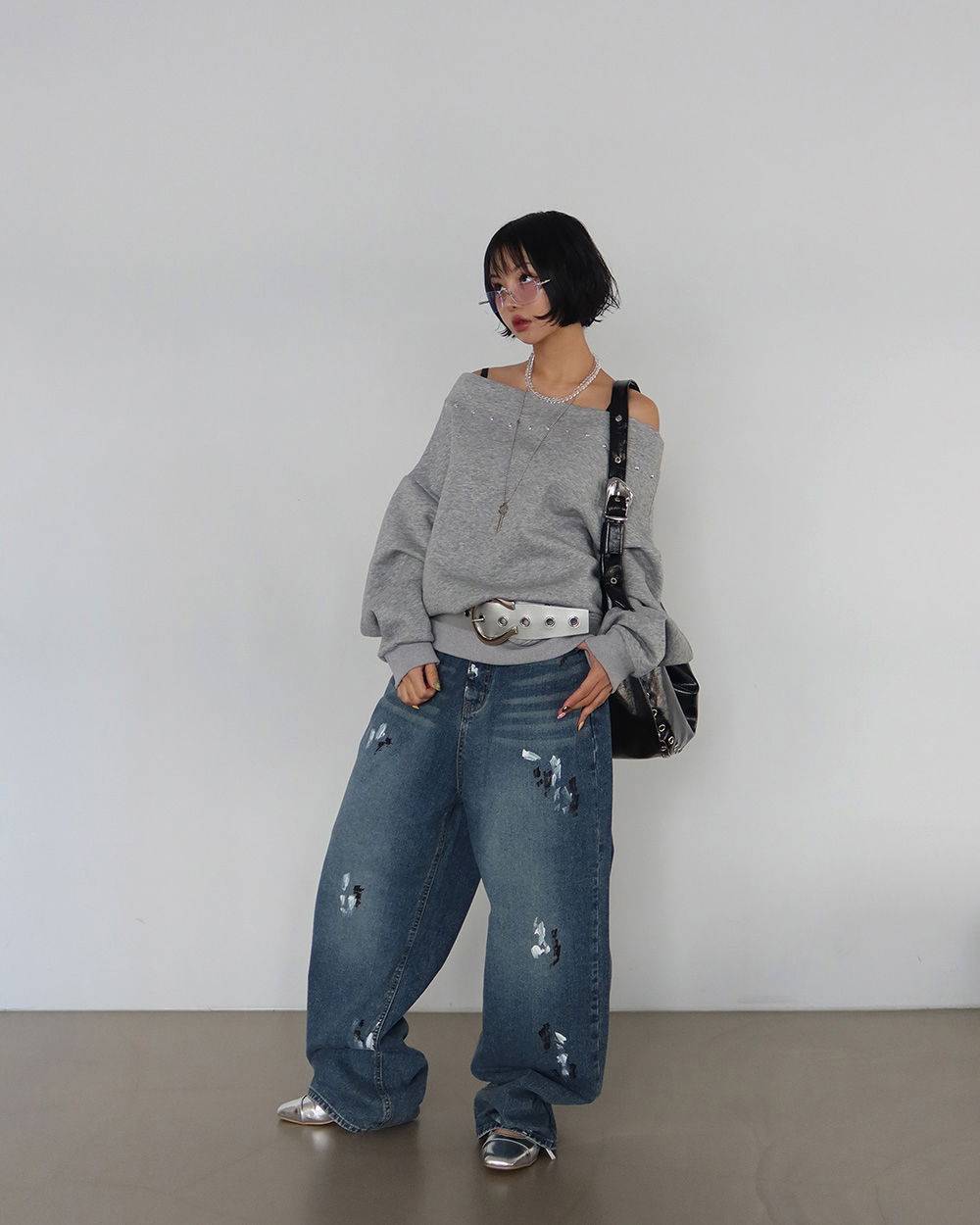 가방 모델 착용 이미지-S1L80