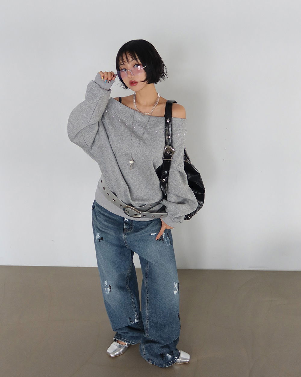 악세사리 모델 착용 이미지-S1L66