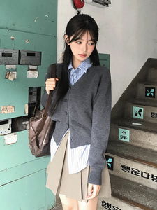 Evening V-Neck Knitwear Cardigan