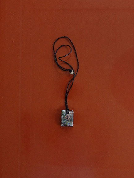 ENTAL SQUARE PENDANT NECKLACE