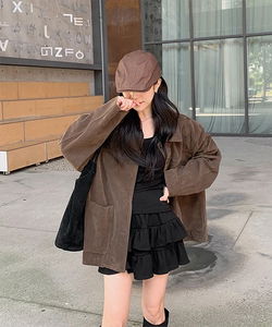 Tumpo Cancan Flare Mini Skirt