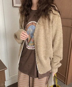 我是羊駝寬鬆毛衣外套