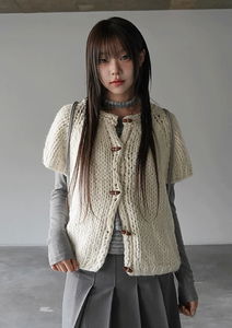 페본 떡볶이 니트가디건