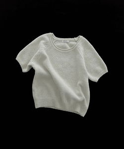 Knitted Wool Short Sleeve Knitwear