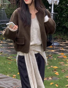 비온트 핸드메이드 블루종 자켓